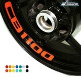 8 X Custom Inner Rim Decals Wheel Reflective Stickers Stripes Honda Cb 1100